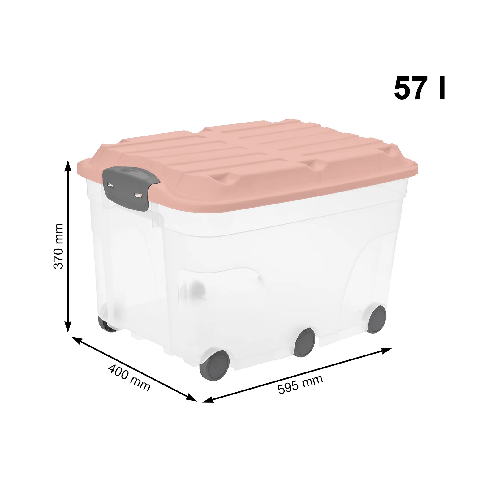 Rollbox mit Deckel 57 l ROLLER 6 - Image 27