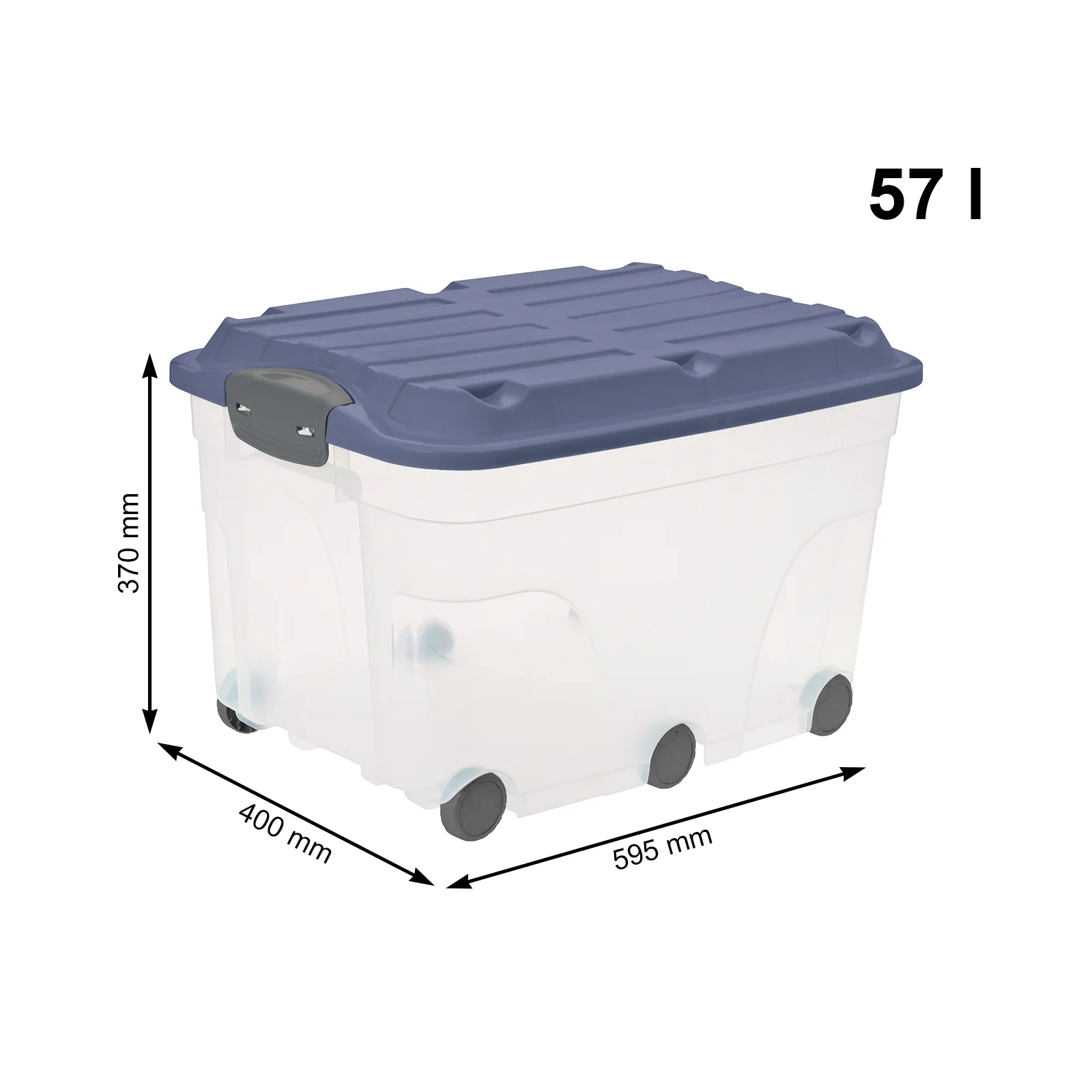 Rollbox mit Deckel 57 l ROLLER 6 - Image 28