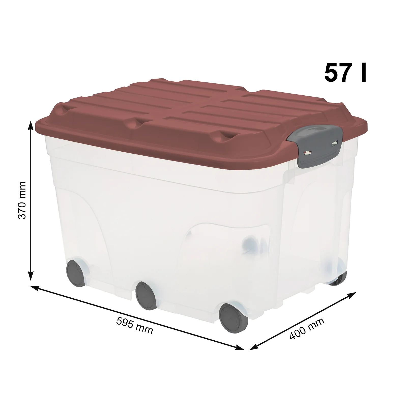 Rollbox mit Deckel 57 l ROLLER 6 - Image 32