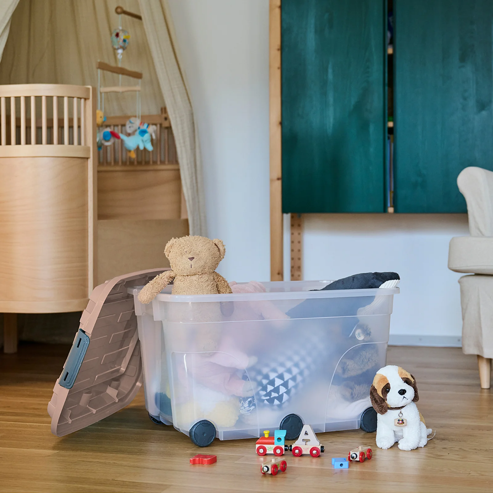 Rollbox mit Deckel 57 l ROLLER 6 - Image 36