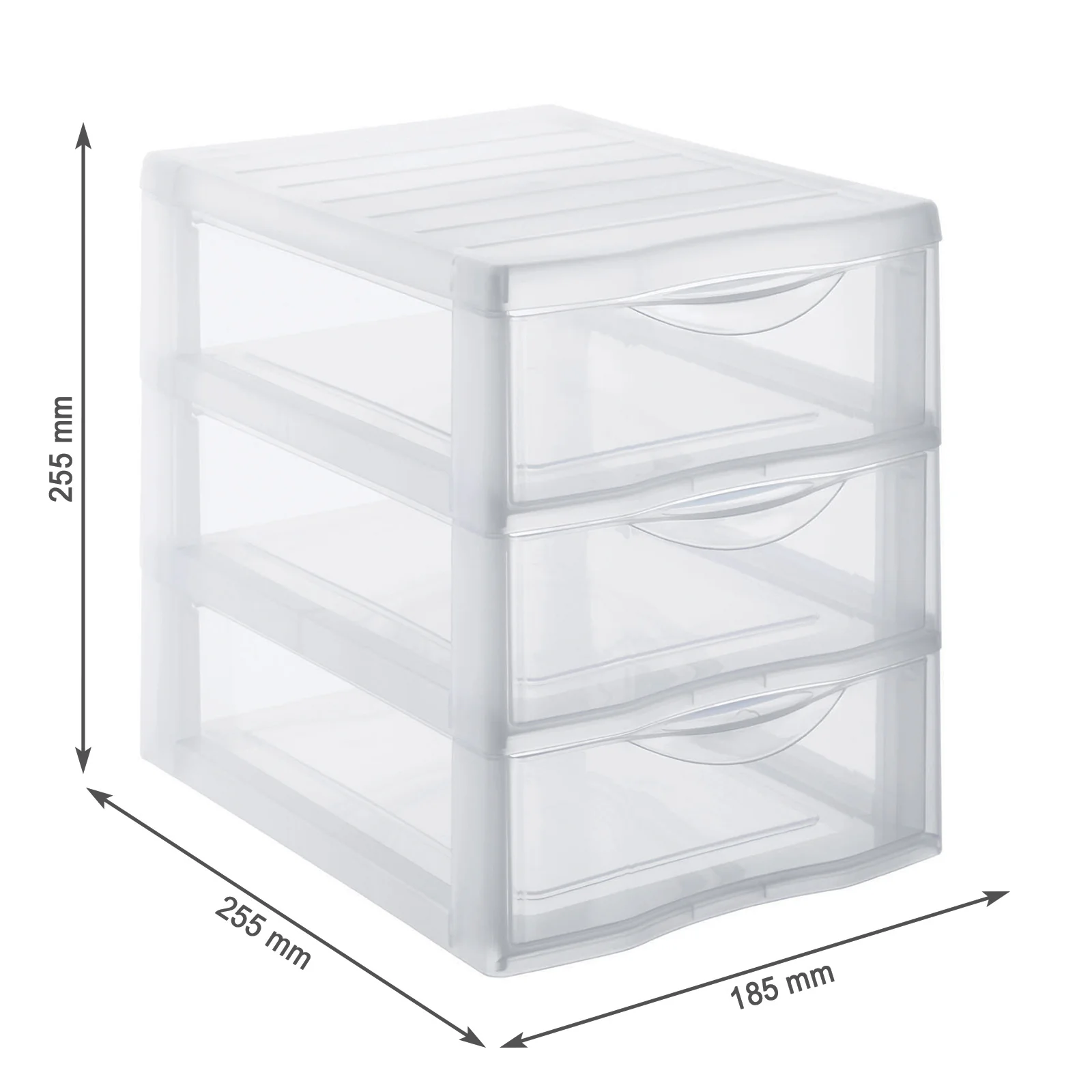 Schubladenbox 3 Schübe DIN A5 ORGAMIX - Image 4