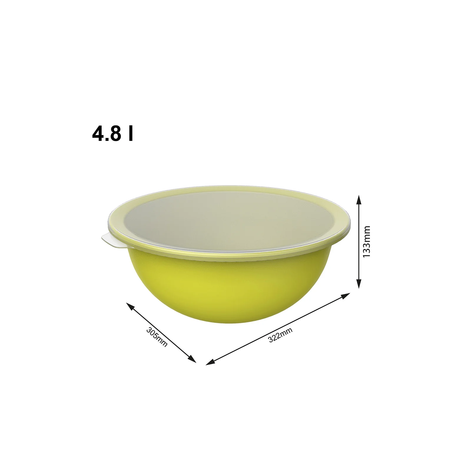 Schüssel mit Deckel 4,8 l CARUBA - Image 9