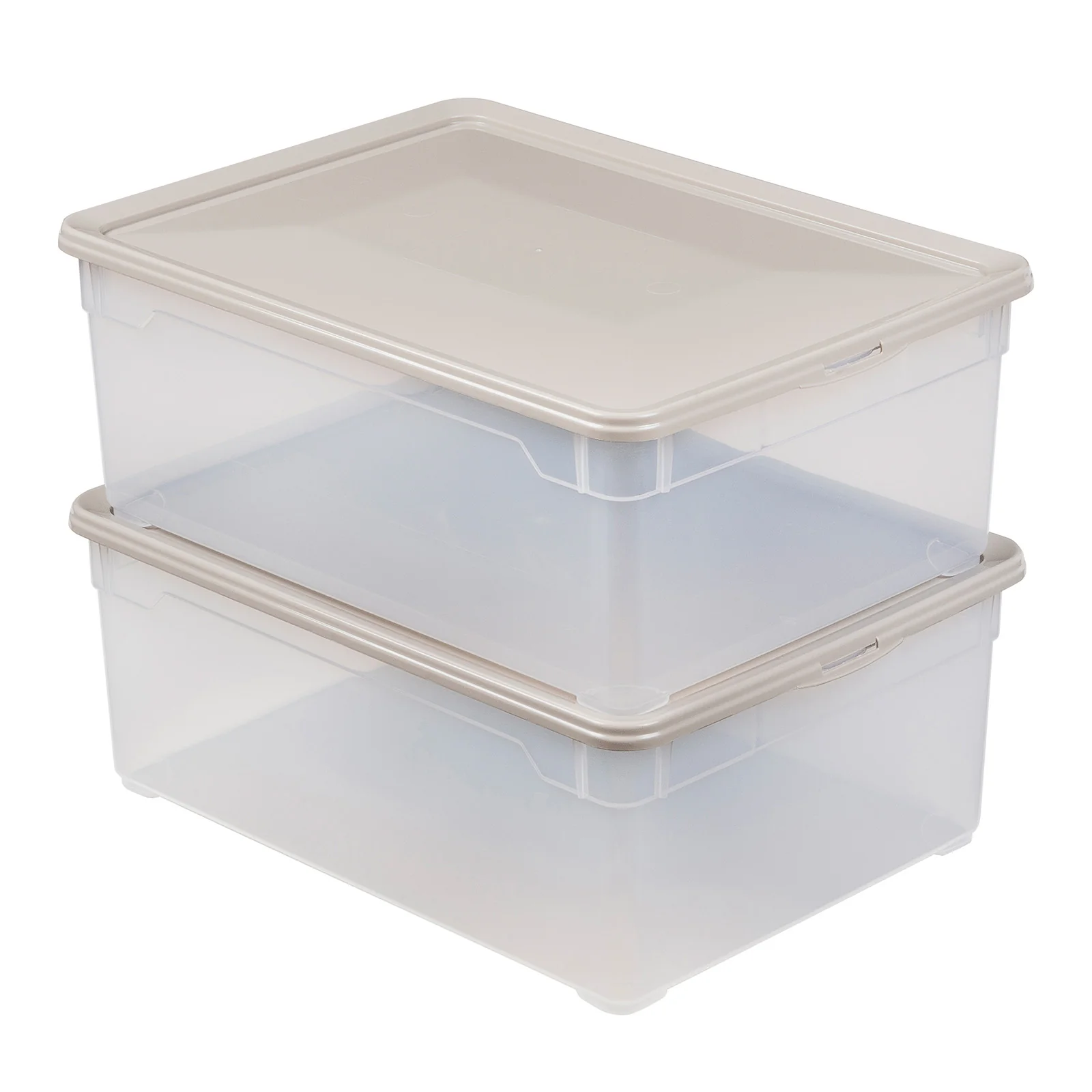 Set Aufbewahrungsboxen 10l, 4tlg. CLEAR - Image 4