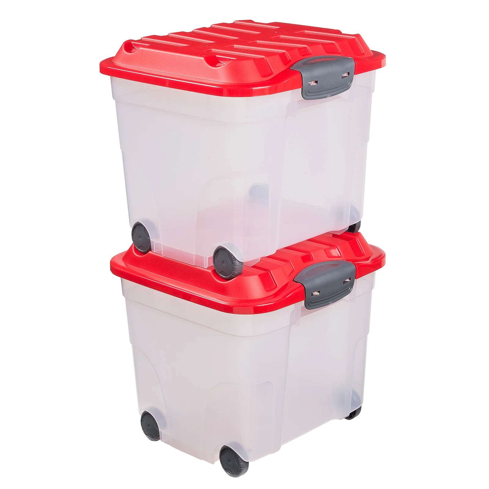 Set Aufbewahrungsboxen mit Rollen 30l 4tlg - Image 3