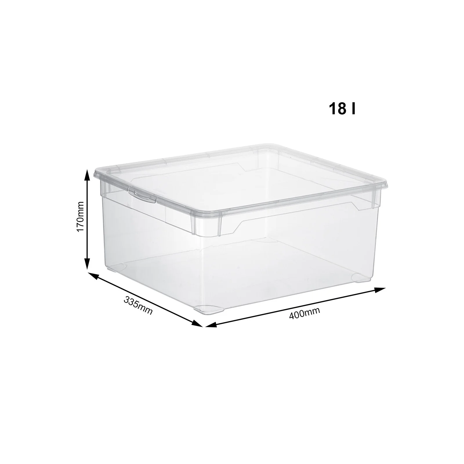 Set Clearbox Sweater 18l, 4 tlg. CLEAR | Horizon Blue transparent - Image 12