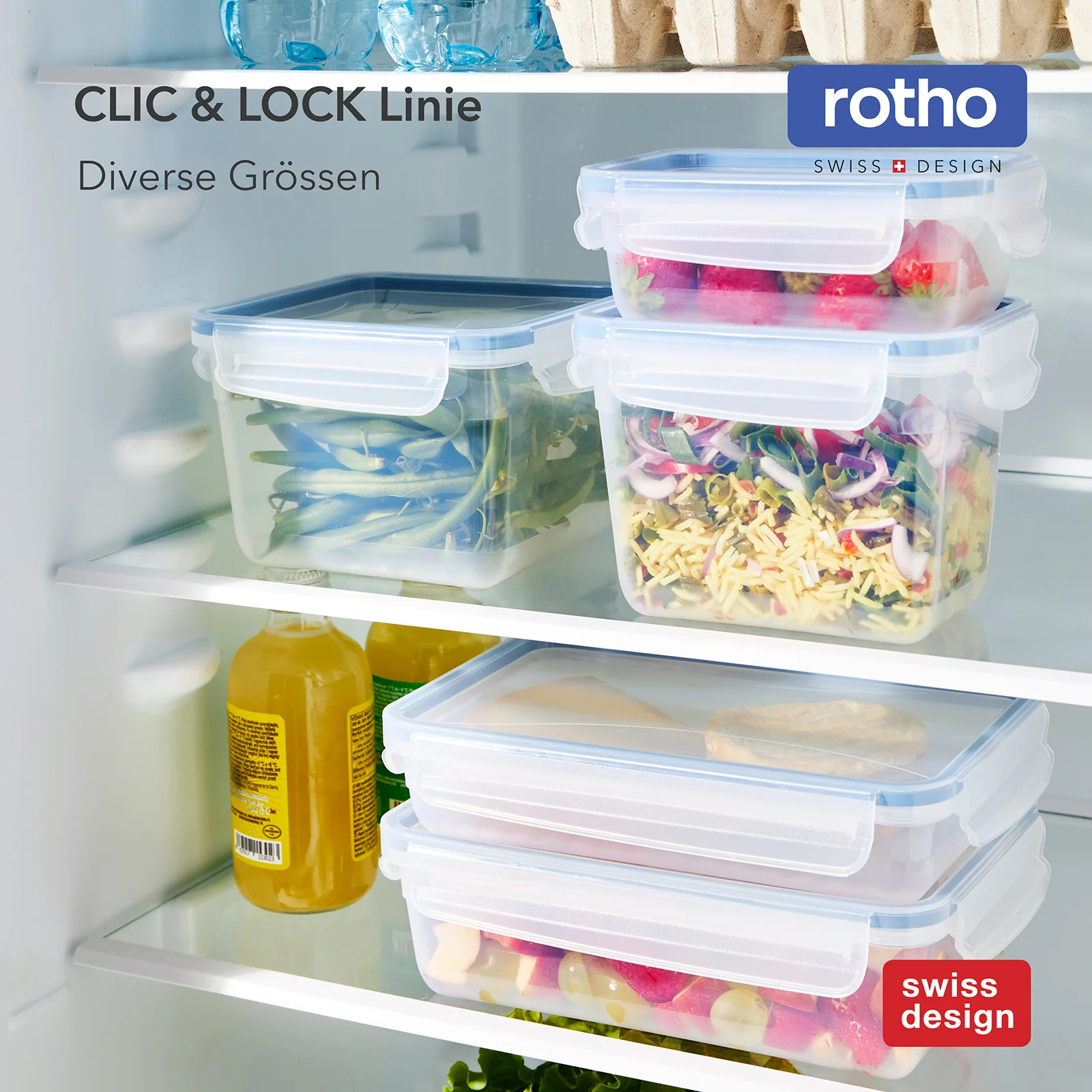 Set Frischhaltedosen 3 tlg. - CLIC & LOCK - Image 15
