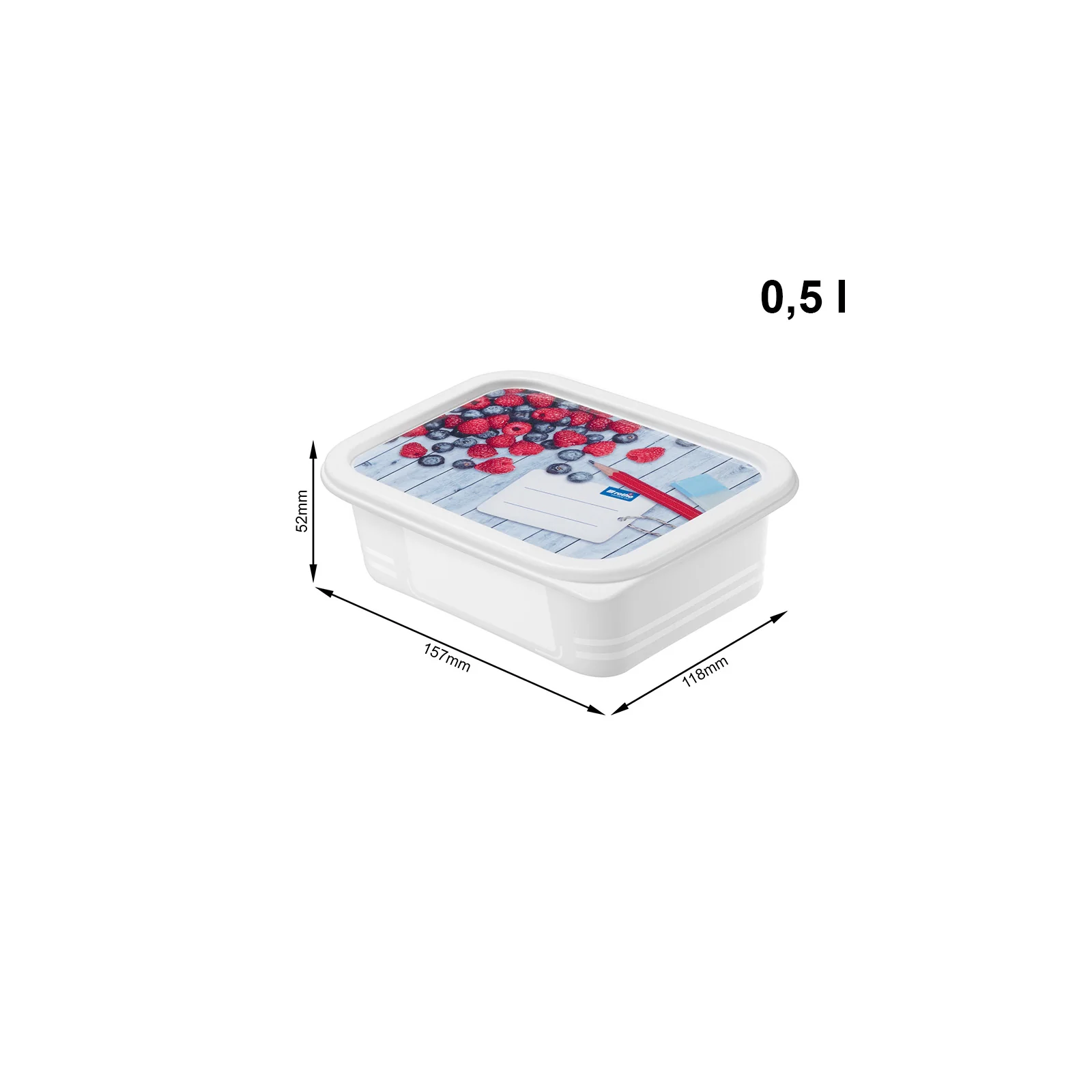 4er Set Gefrierdosen 0,5 l DOMINO - Image 8