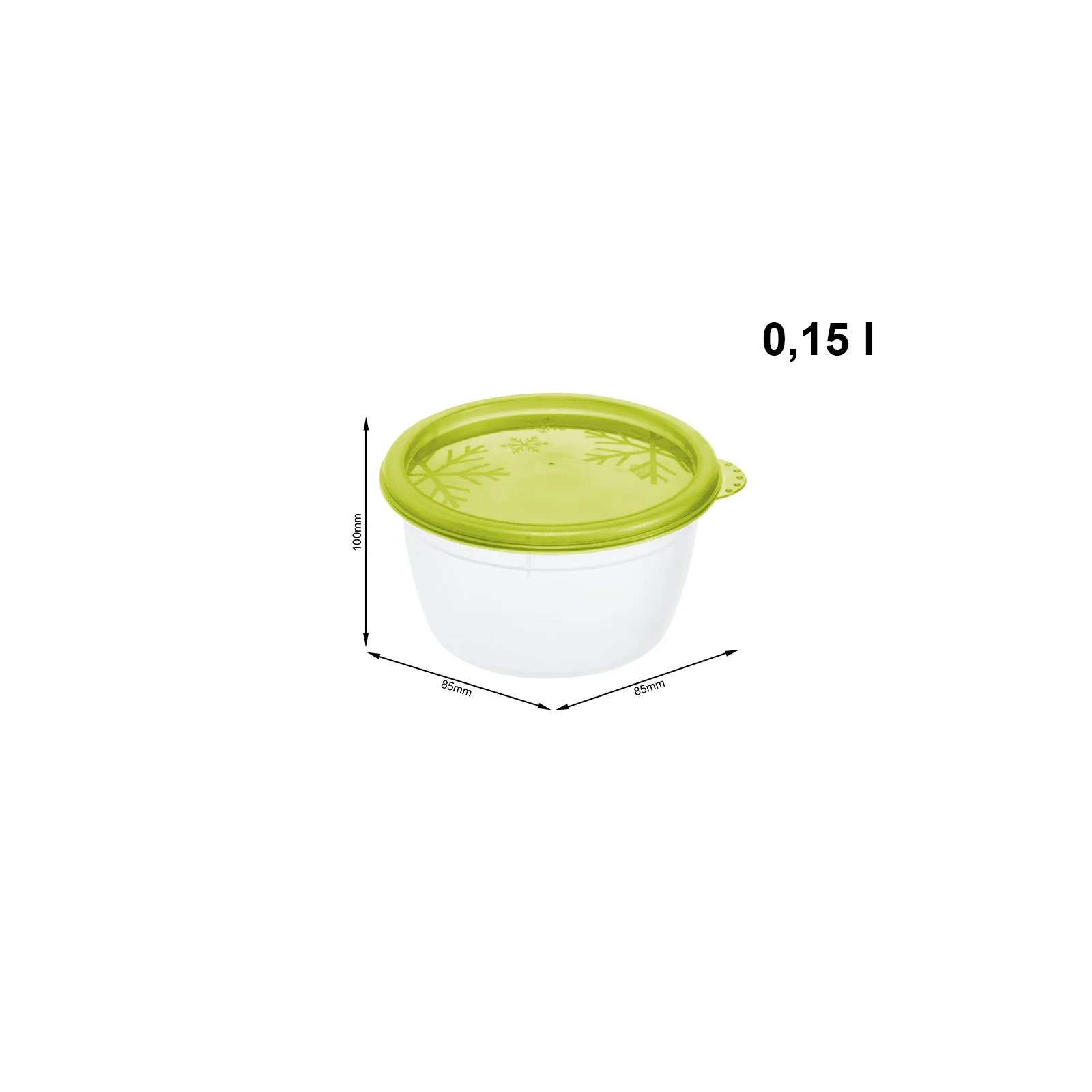 4er Set Kühlschrankdosen 0,15 l RONDO - Image 5