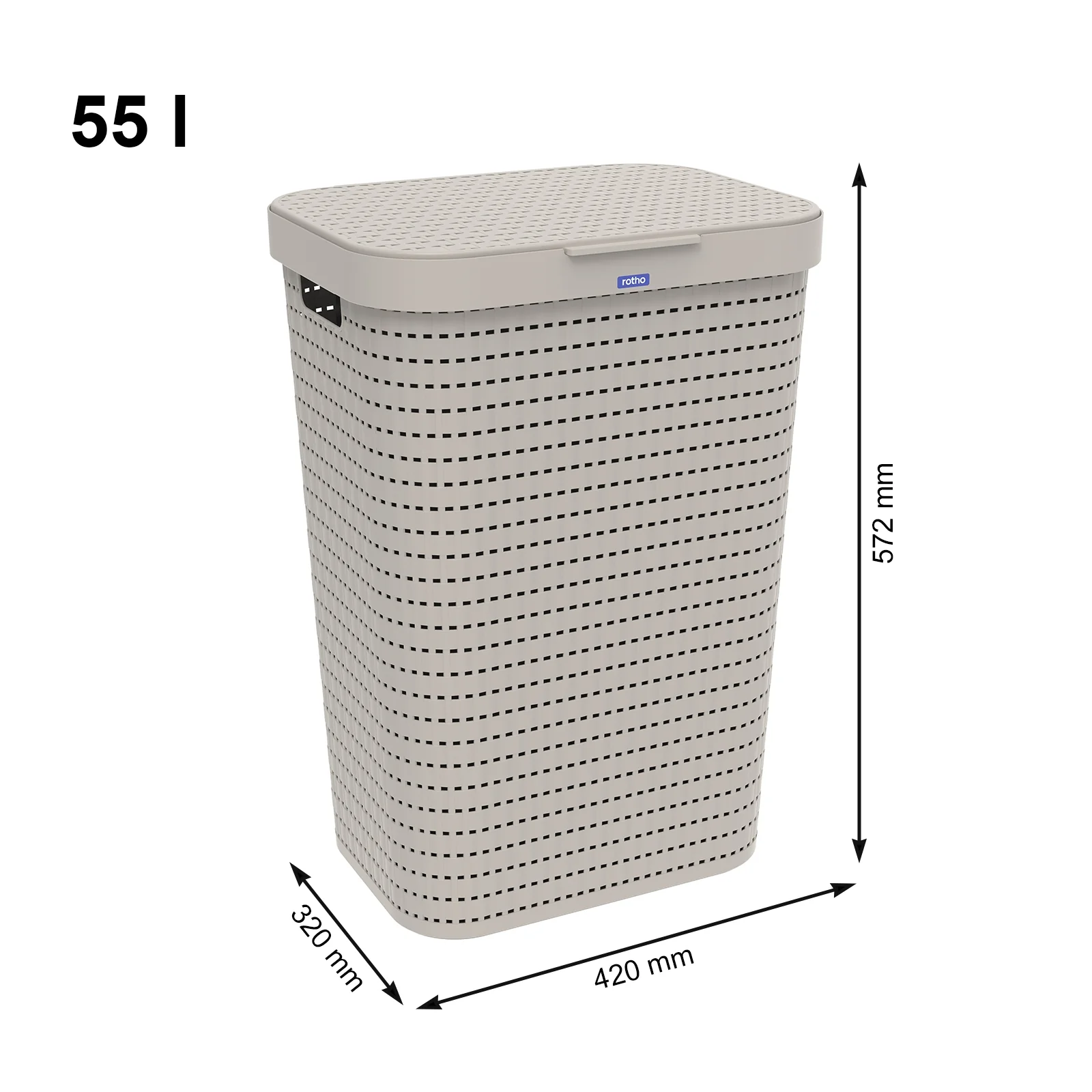2er Set Wäschesammler 55 l COUNTRY - Image 34