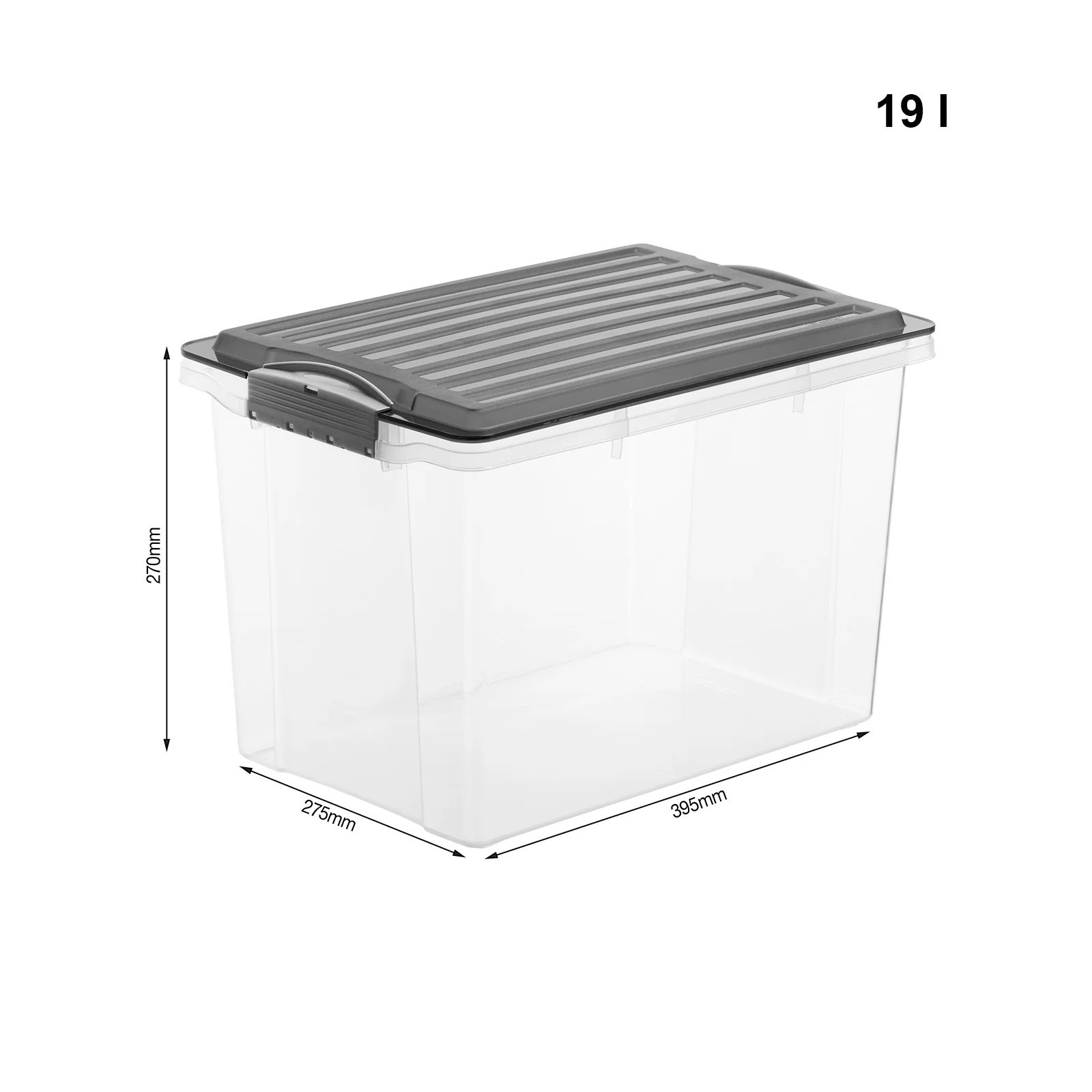 Stapelbox hoch DIN A4, 19 l COMPACT - Image 4