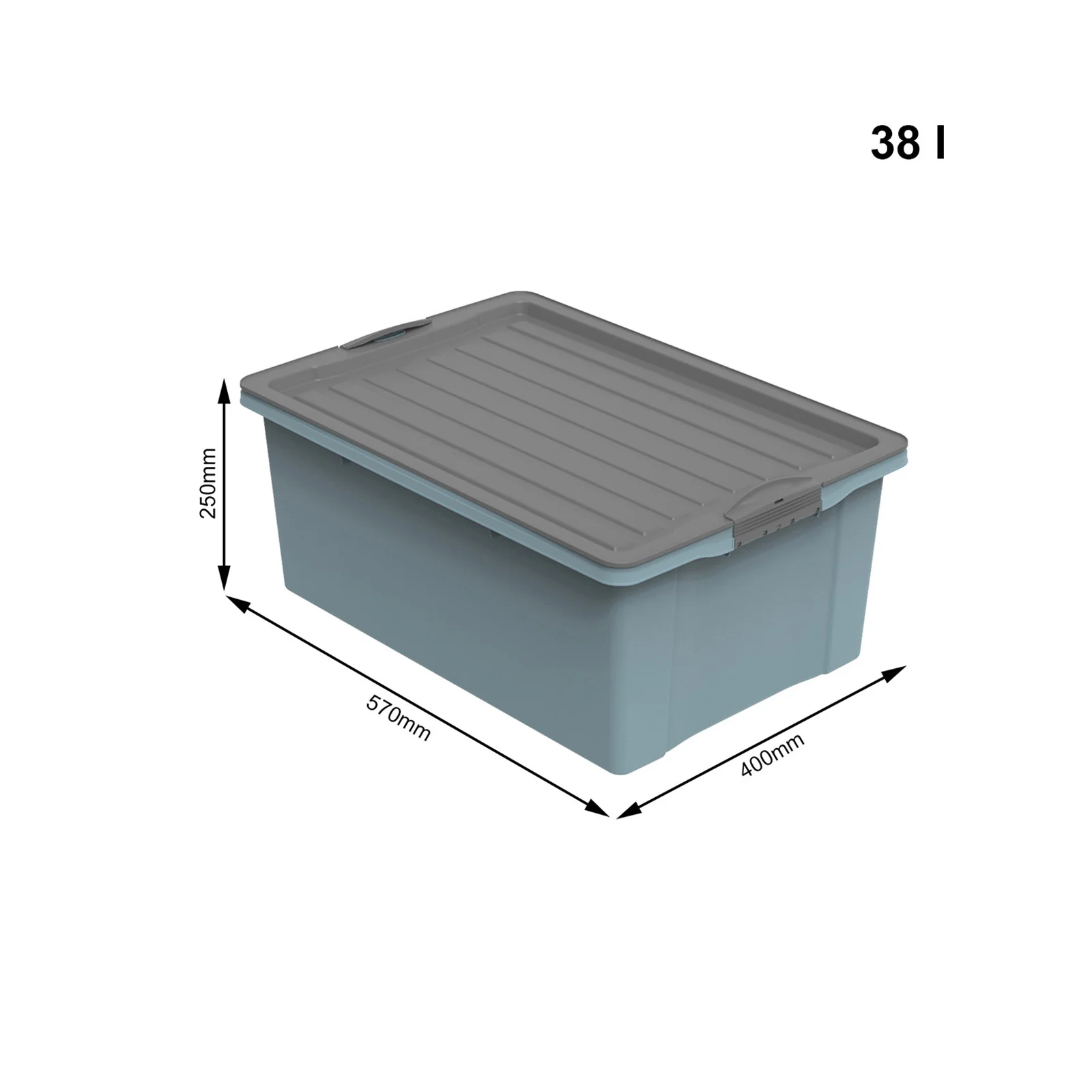 Stapelbox DIN A3, 38 l COMPACT - Image 9