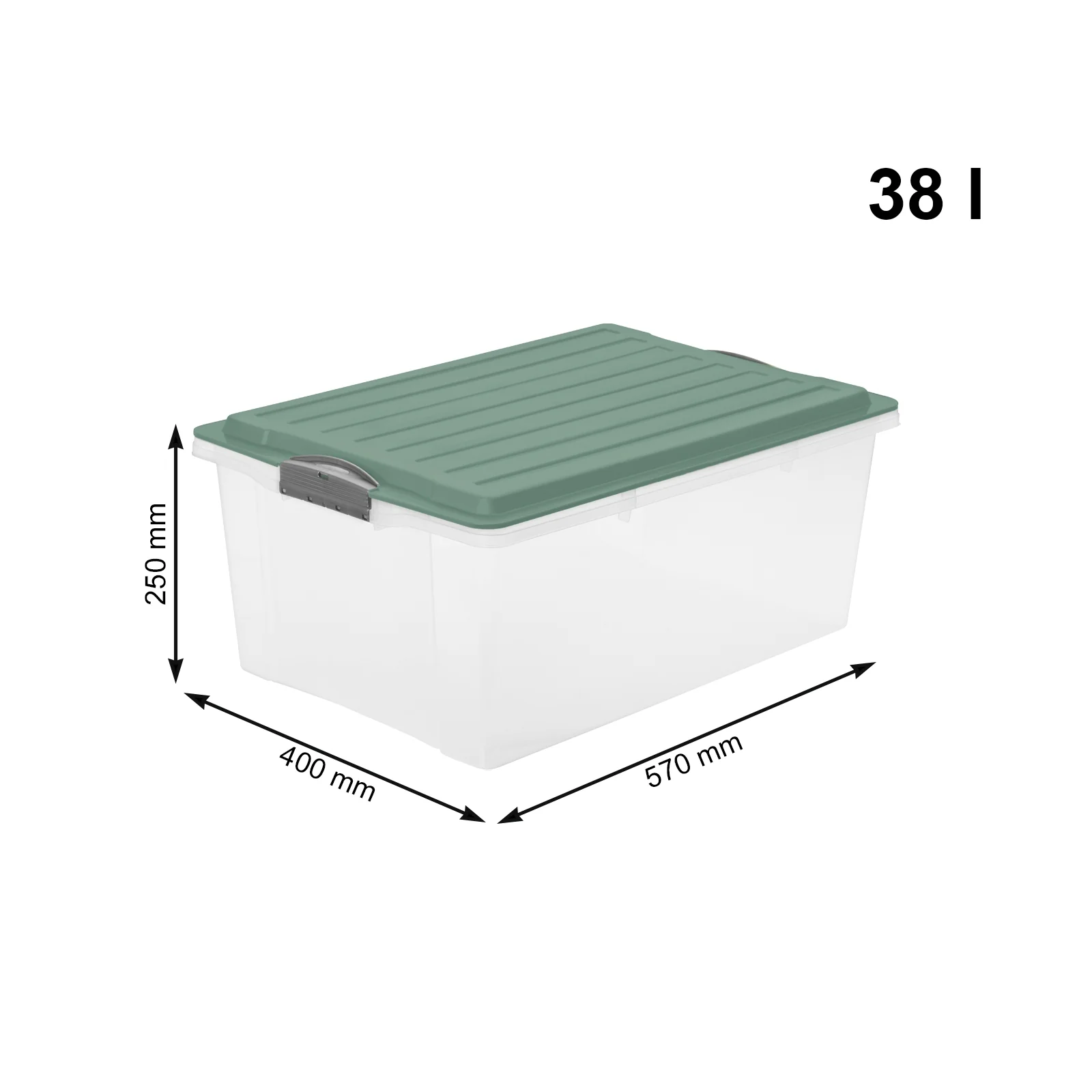 Stapelbox DIN A3, 38 l COMPACT - Image 17