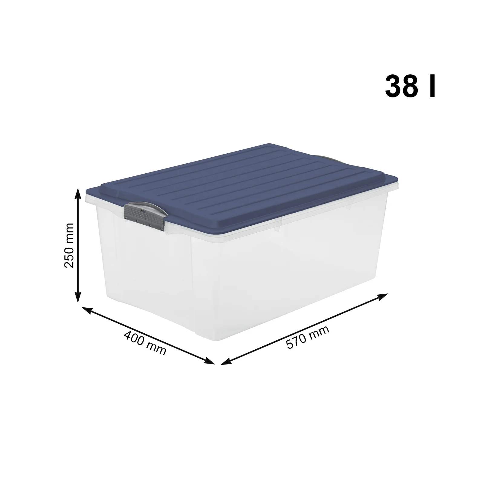 Stapelbox DIN A3, 38 l COMPACT - Image 18