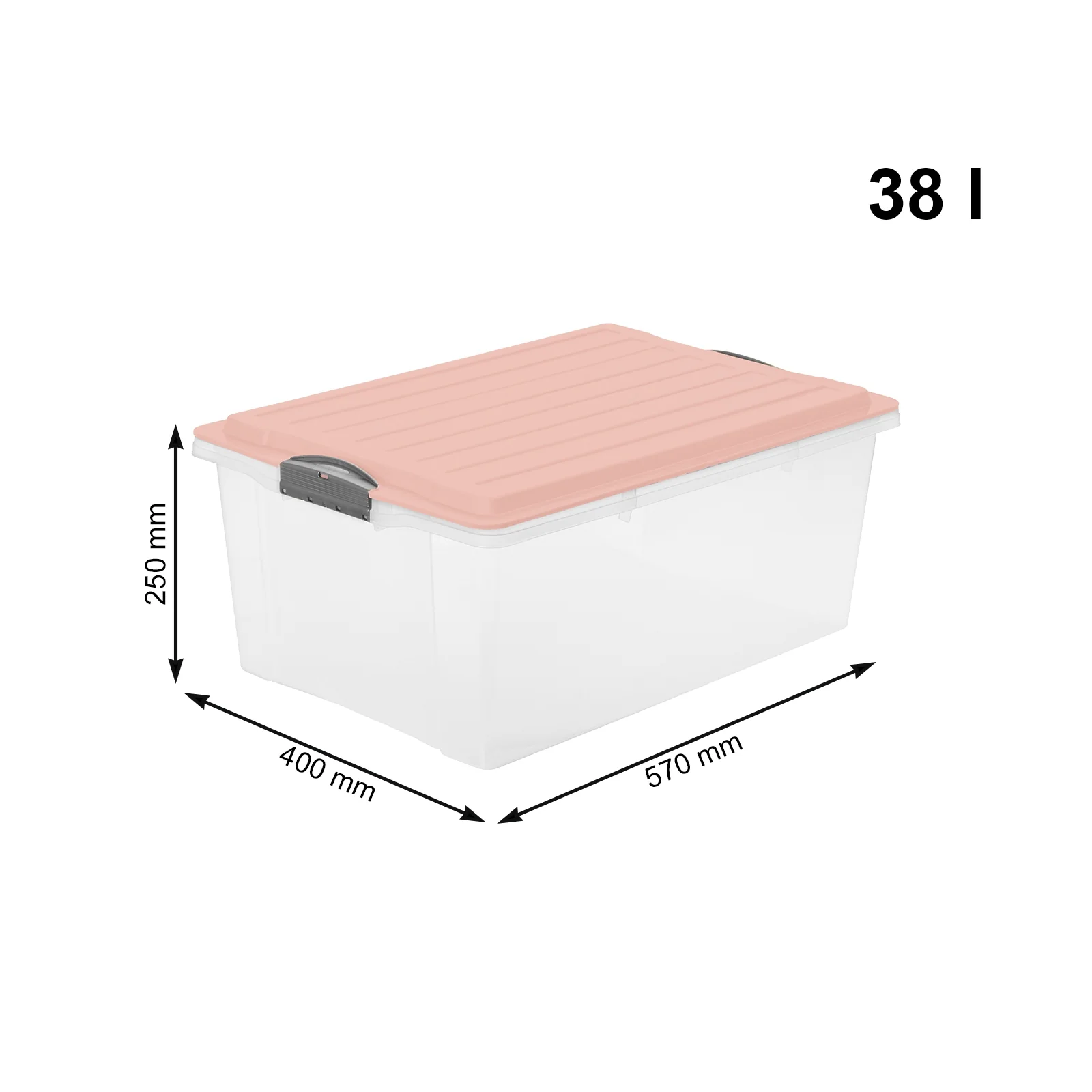 Stapelbox DIN A3, 38 l COMPACT - Image 19