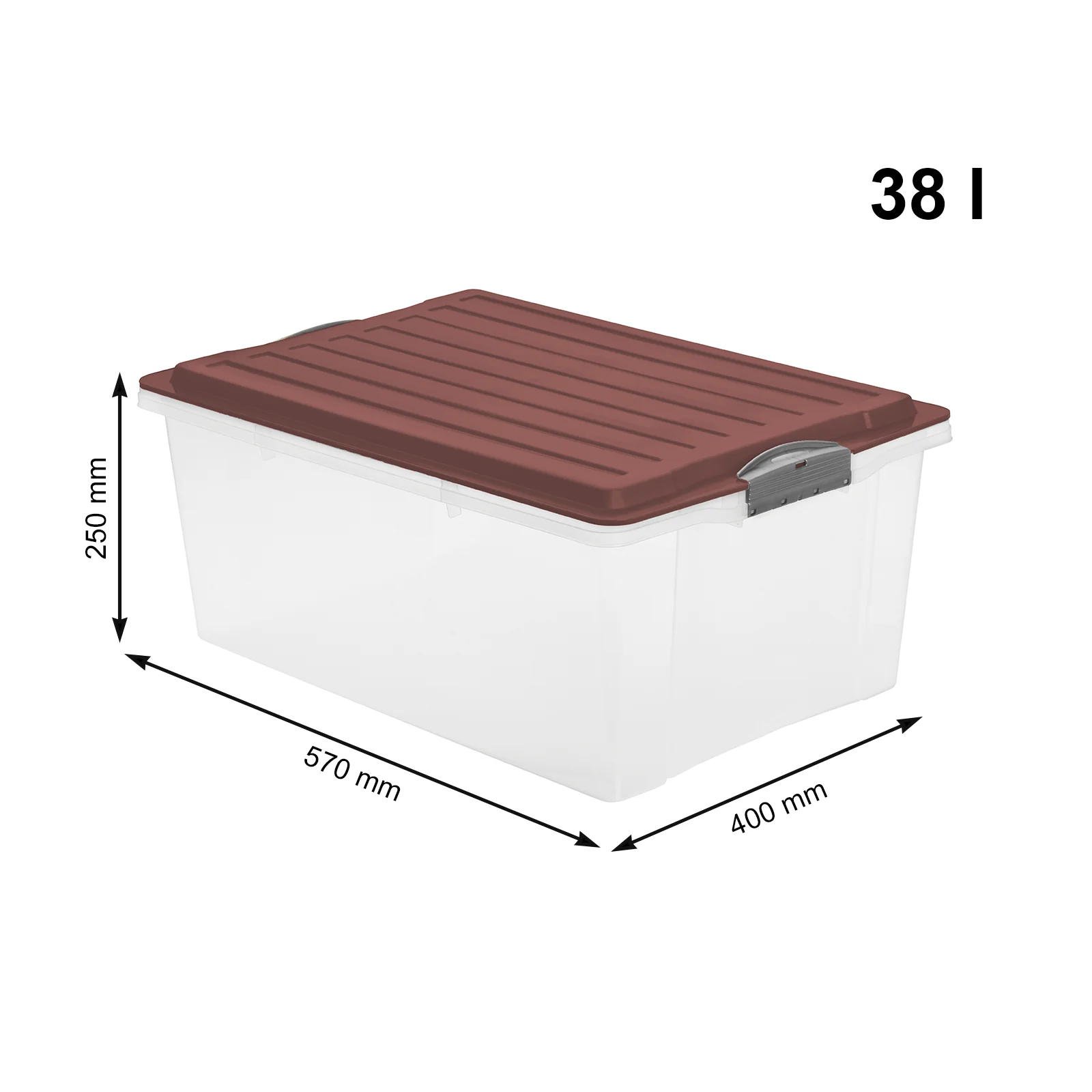 Stapelbox DIN A3, 38 l COMPACT - Image 35