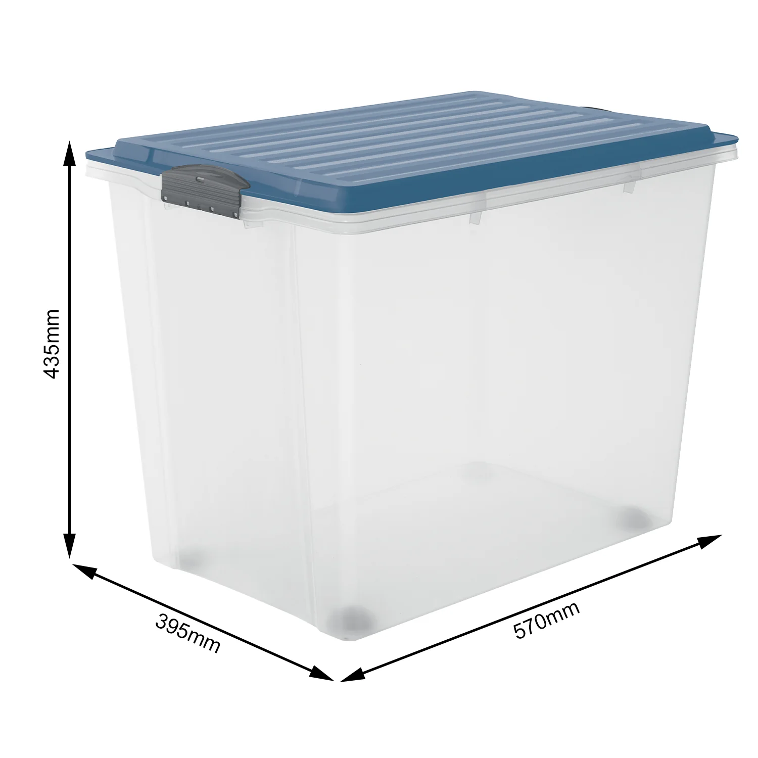 Stapelbox mit Rollen DIN A3, 70 l COMPACT - Image 23