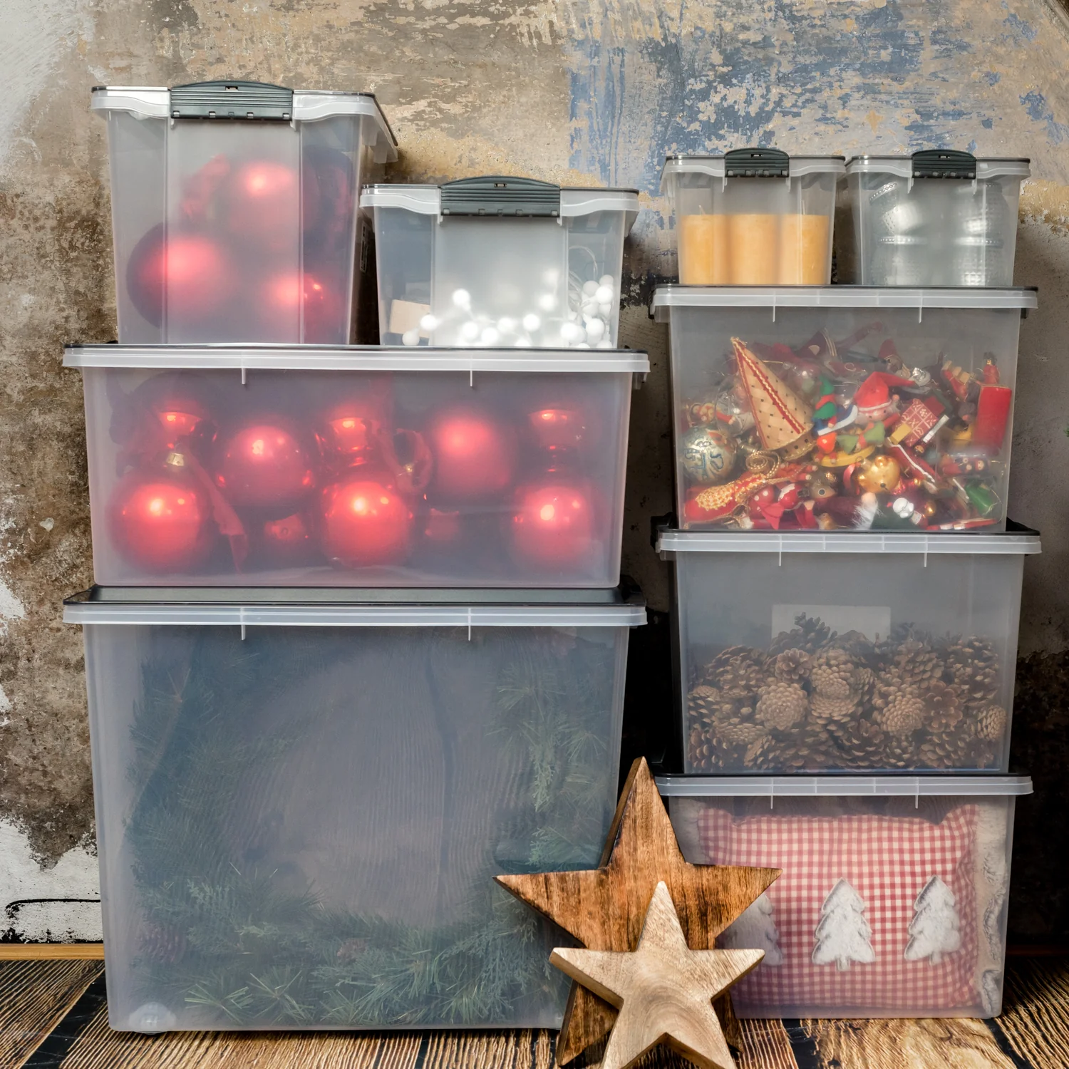 Stapelbox mit Rollen DIN A3, 70 l COMPACT ECO - Image 11