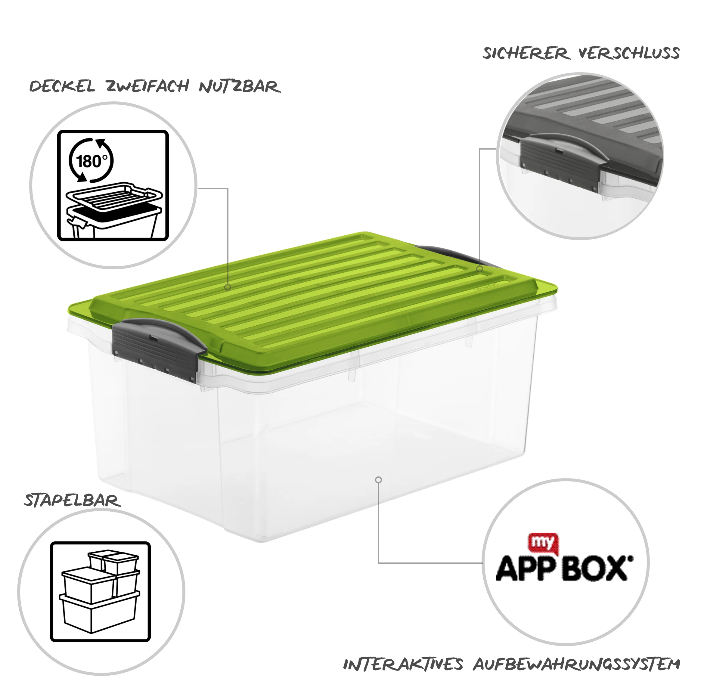 Stapelbox DIN A4, 13 l COMPACT - Image 22