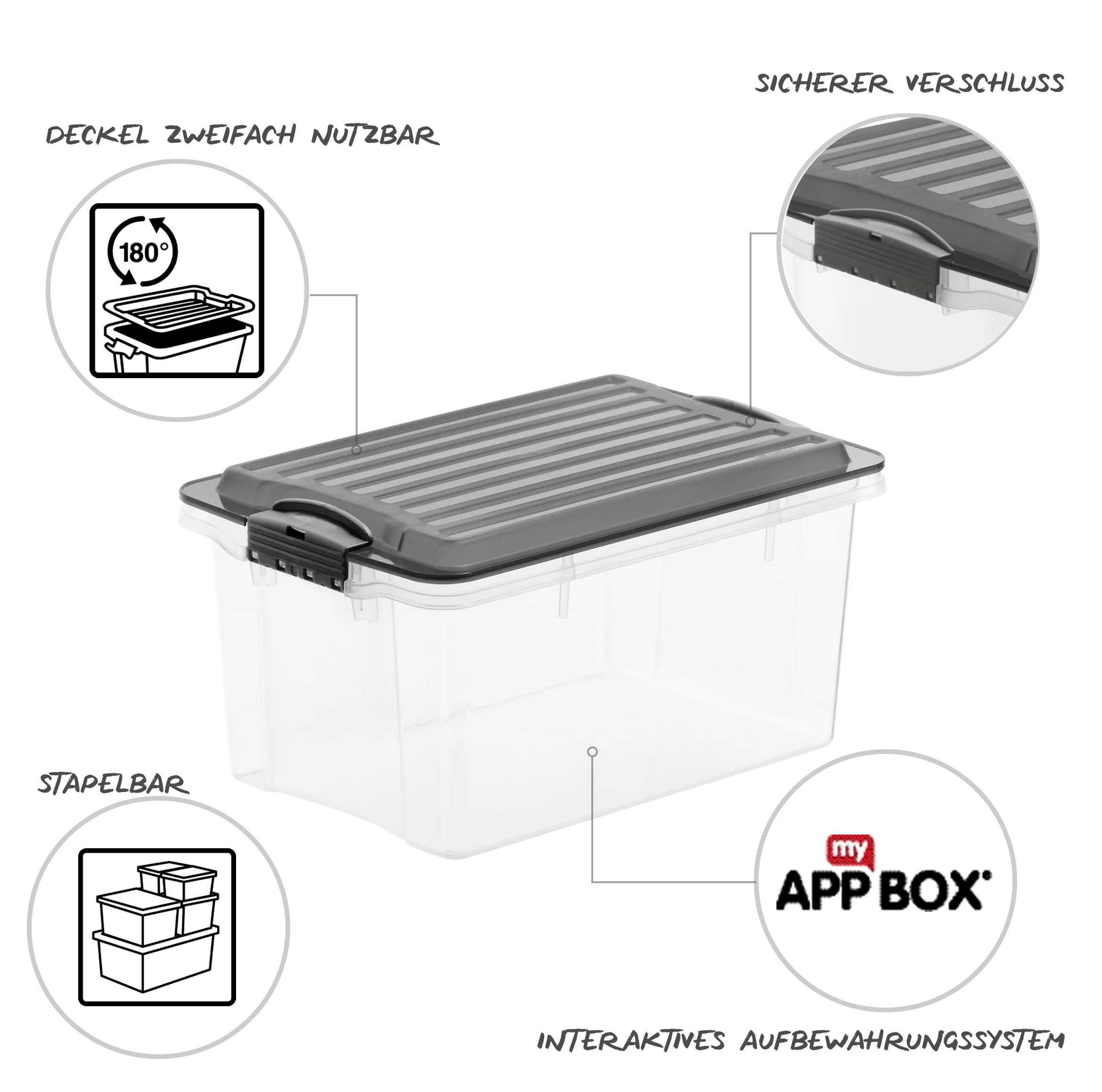 Stapelbox DIN A5, 4,5 l COMPACT - Image 10