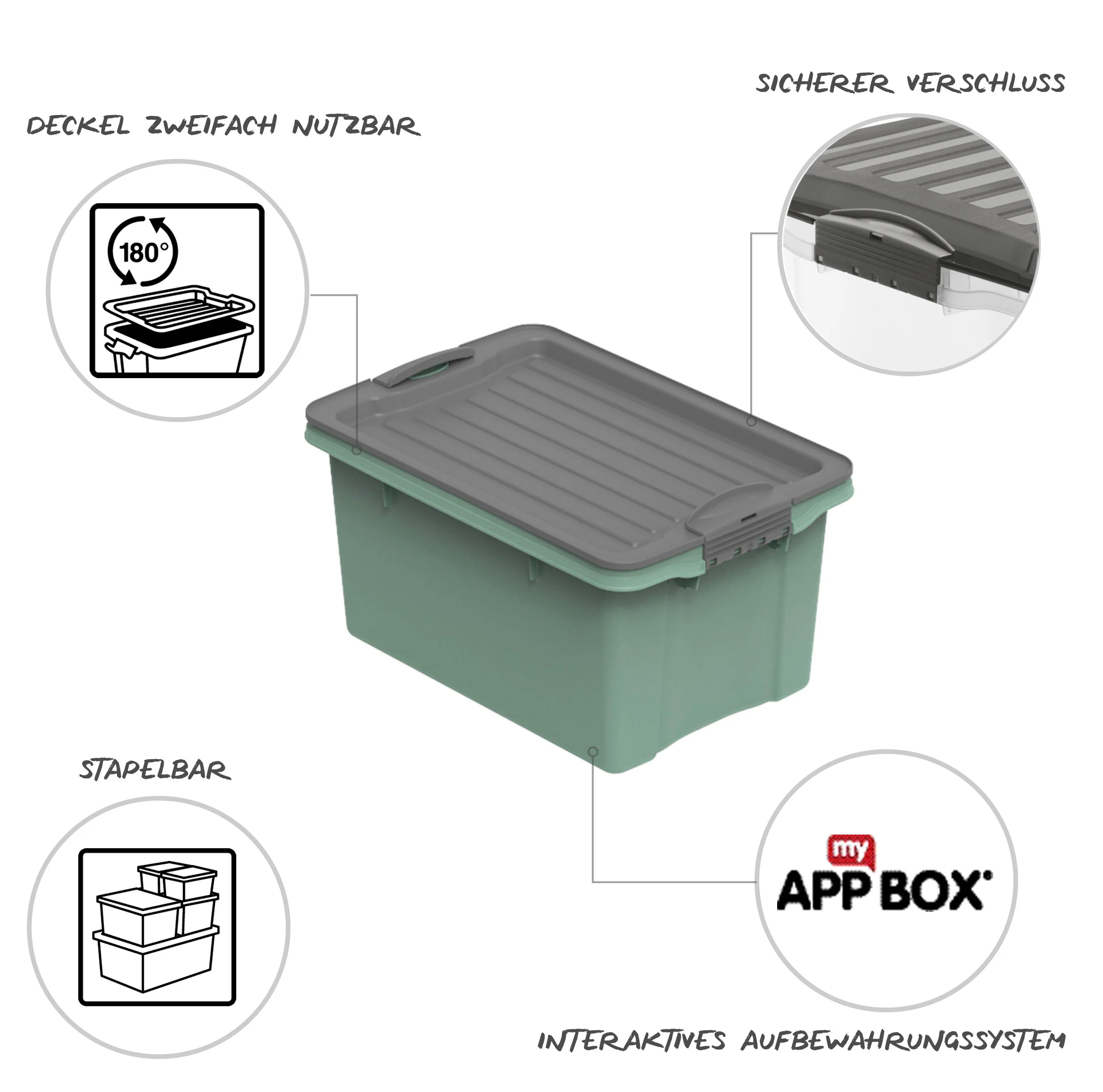 Stapelbox DIN A5, 4,5 l COMPACT - Image 8