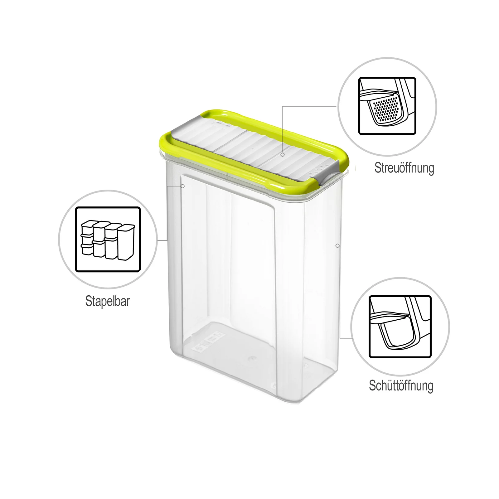Streudose 1,5 l DOMINO - Image 3