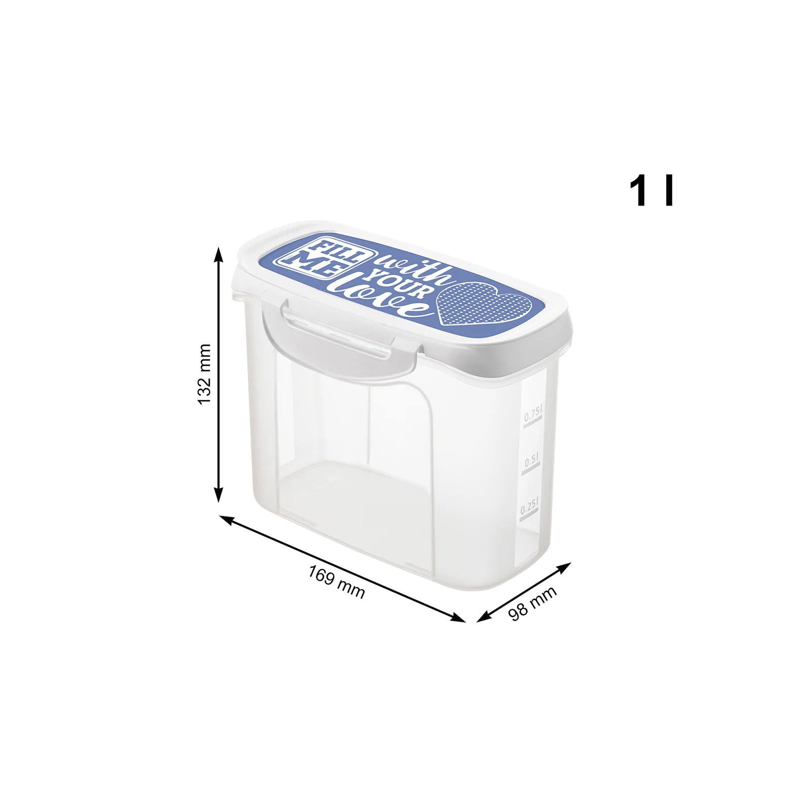 Streudose 1 l CLIC & LOCK - Image 7