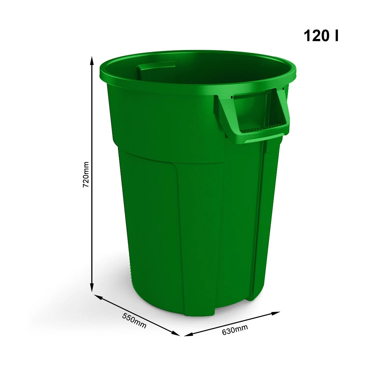 Abfallbehälter 120 l TITAN - Image 11