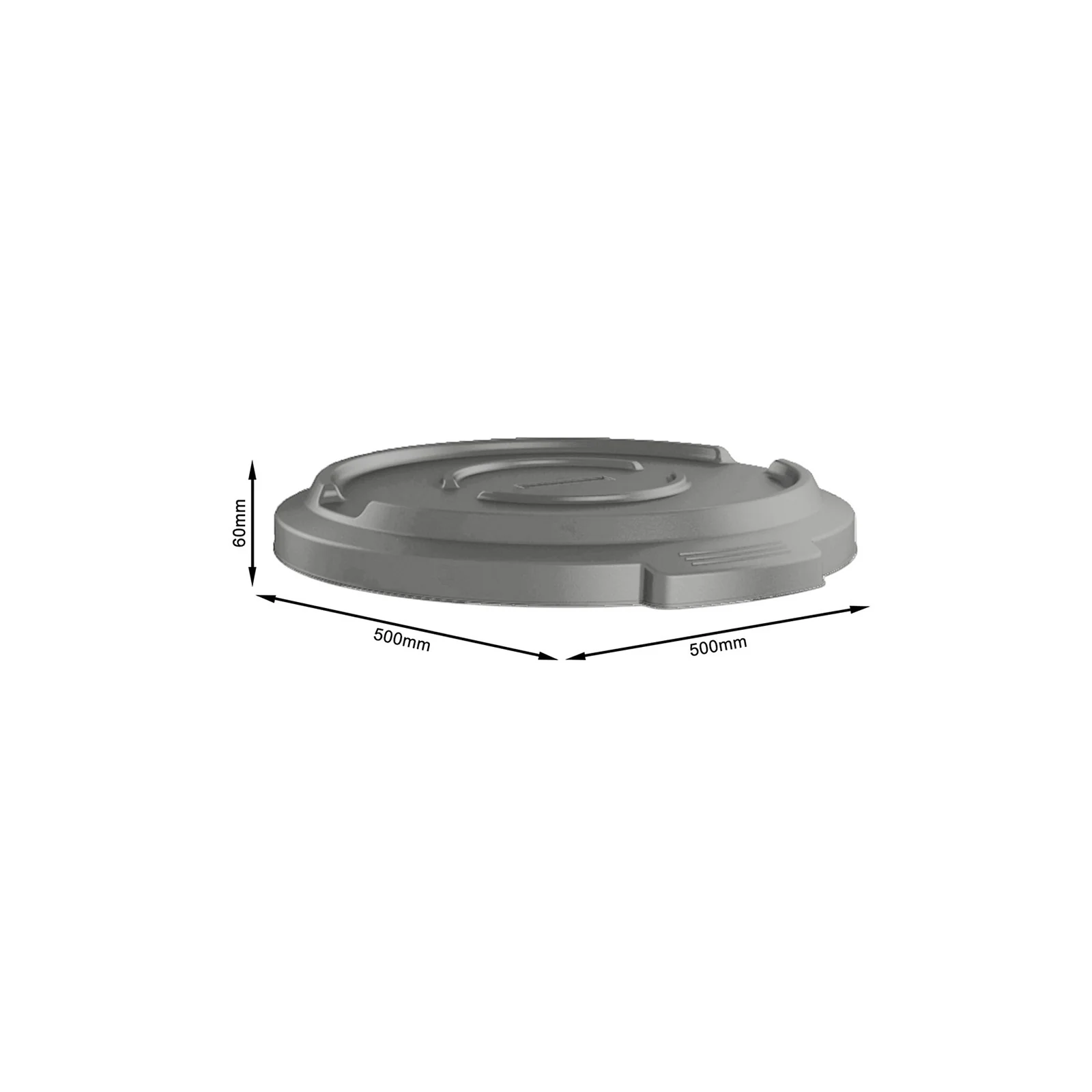 Deckel für Abfallbehälter 85 l TITAN - Image 3