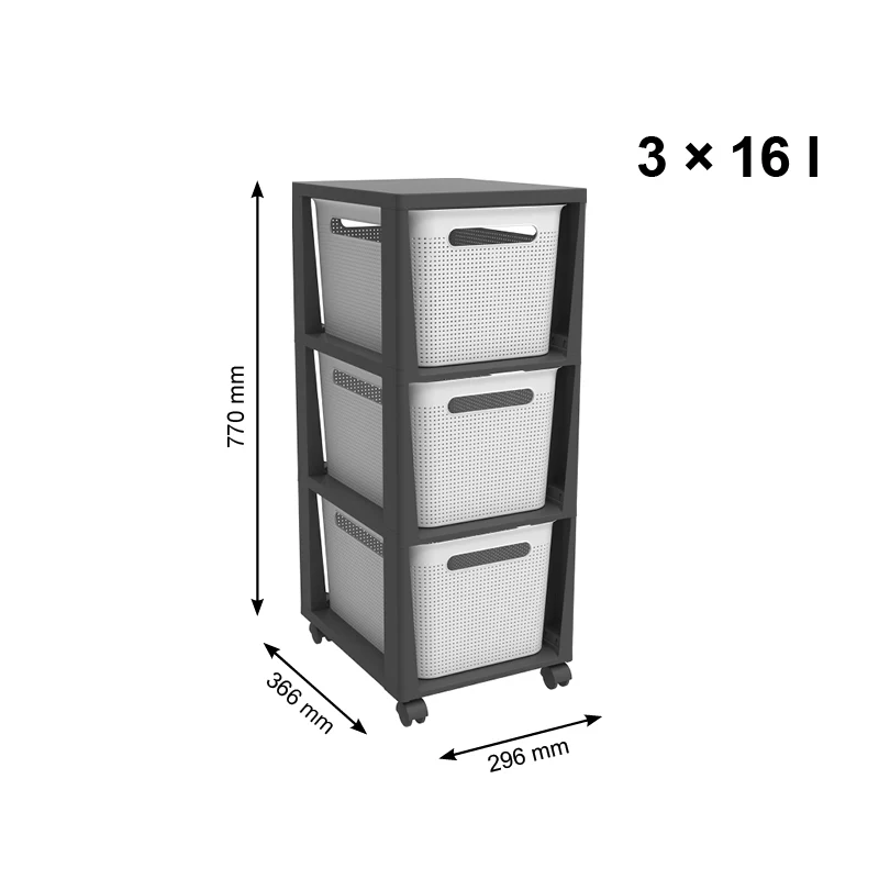 Tower mit Rollen 3 x 16 l BRISEN - Image 7