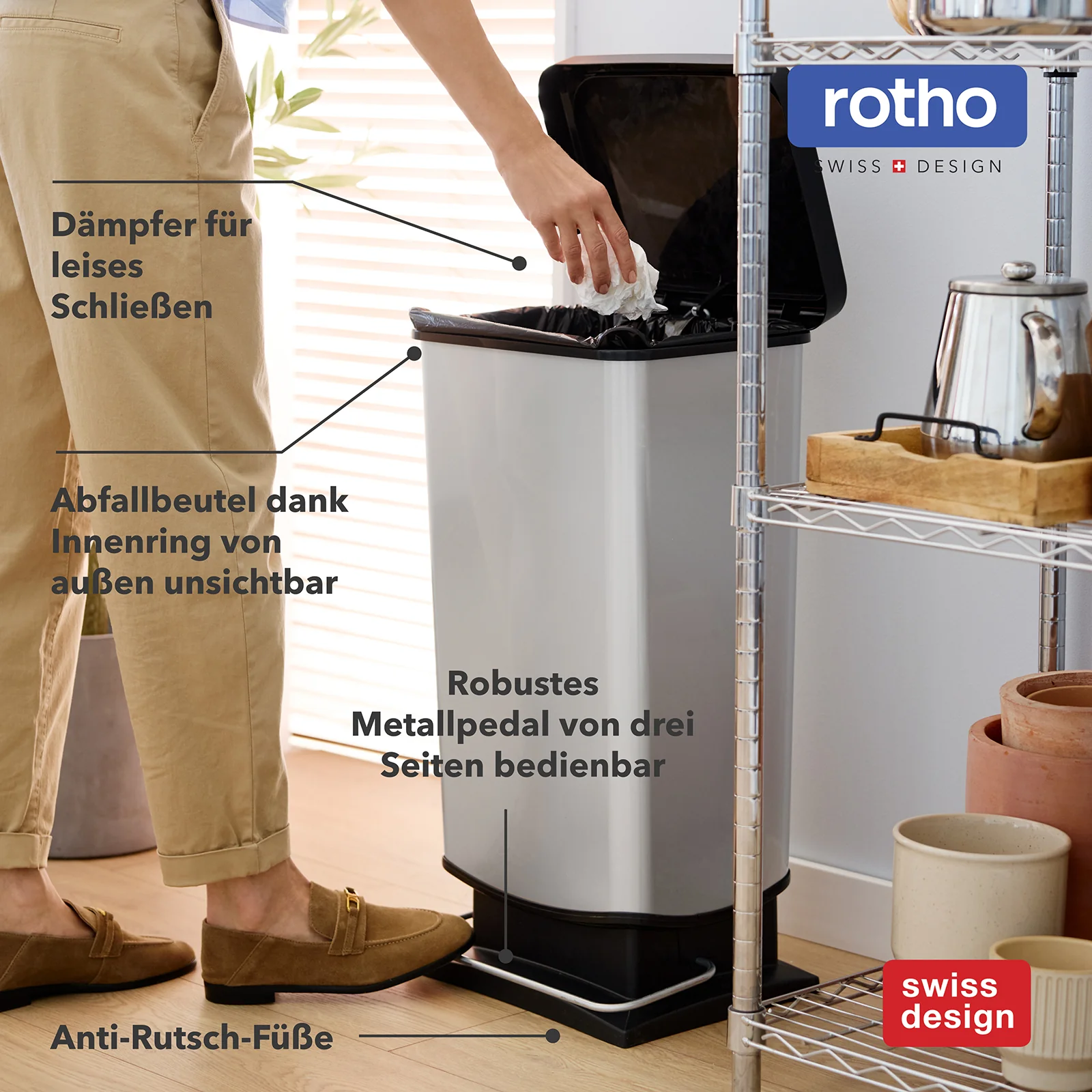 Treteimer Plus 40 l PASO - Image 7