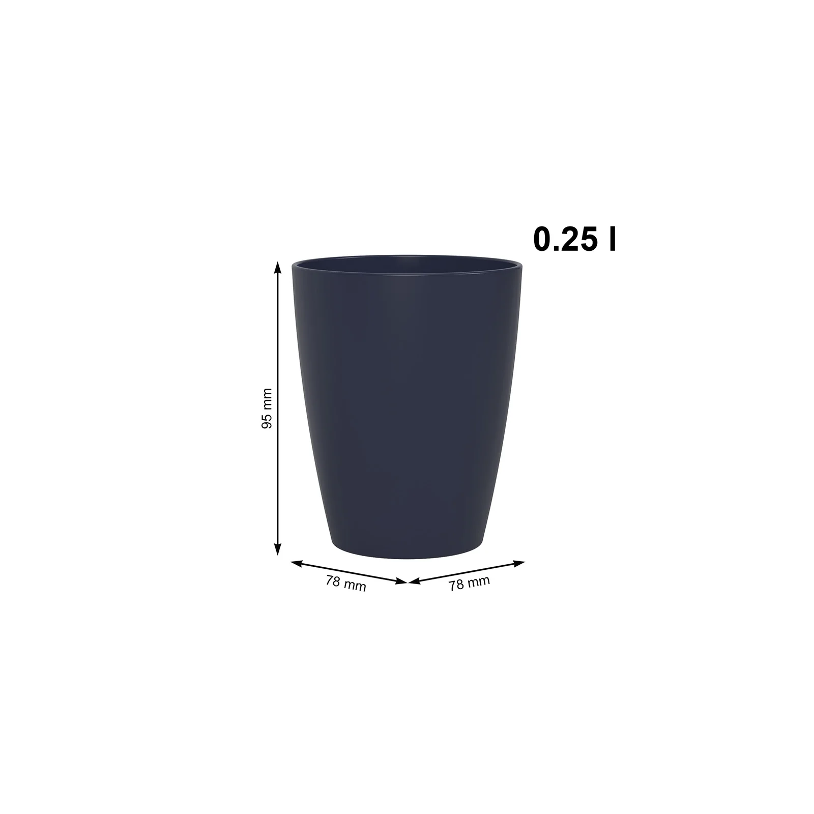 Trinkbecher 0,25 l ECO CARUBA - Image 3